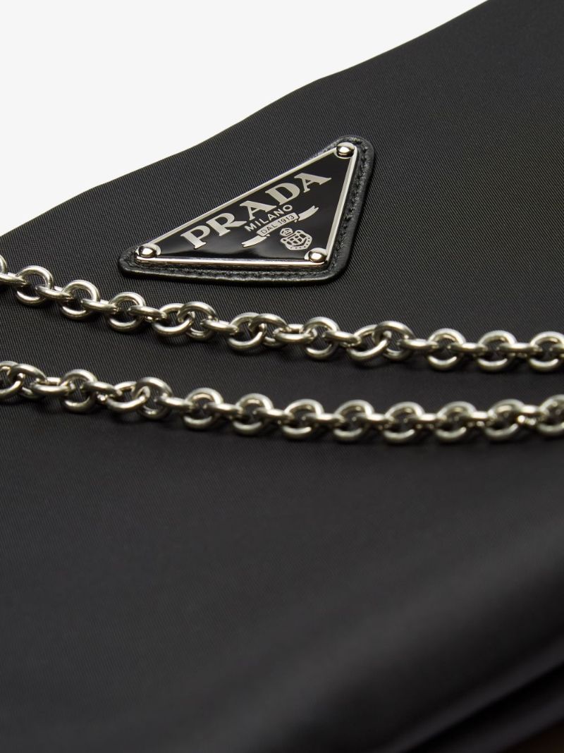 Black Padded Clutch Bag