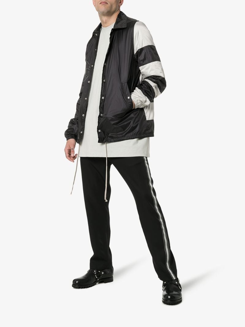 Striped Windbreaker Jacket