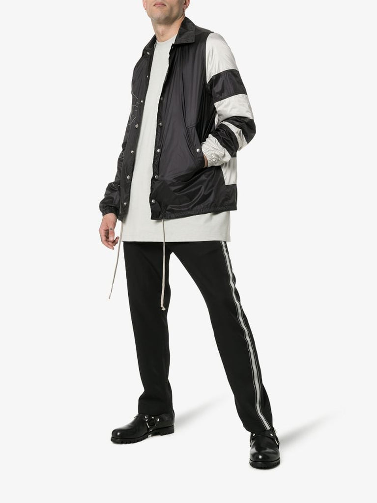 Striped Windbreaker Jacket