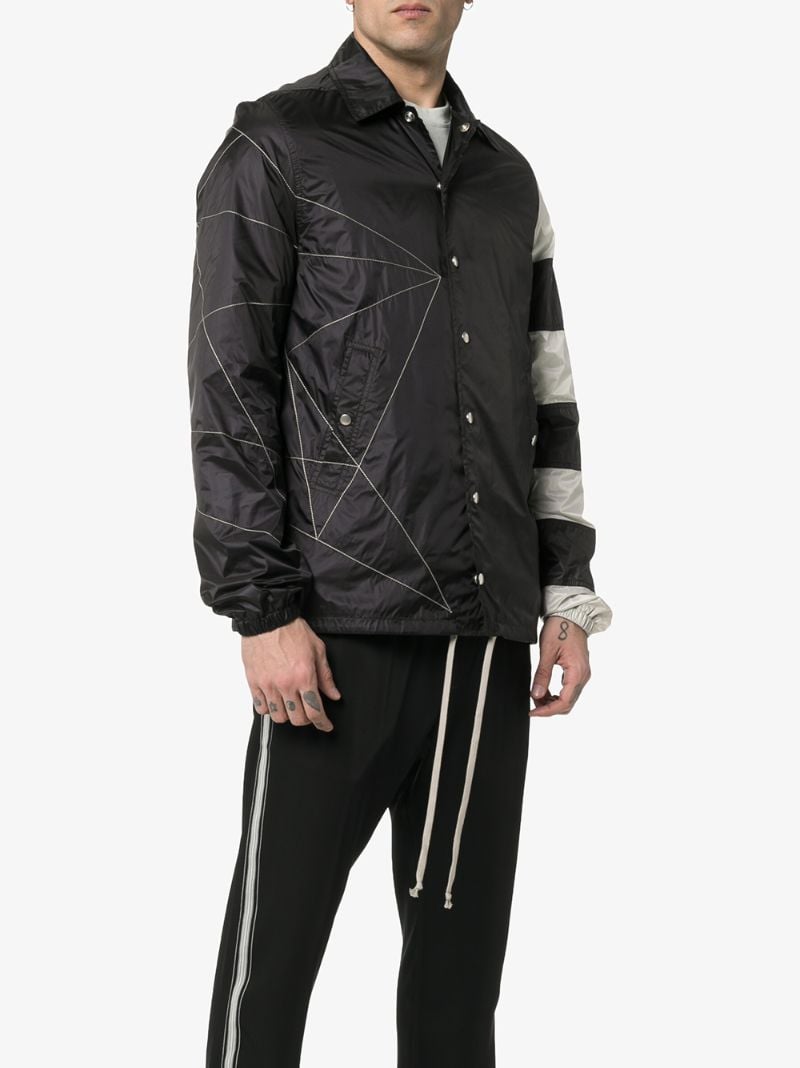 Striped Windbreaker Jacket