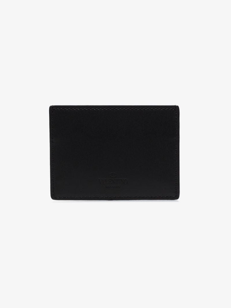 Black Vltn Logo Card Holder