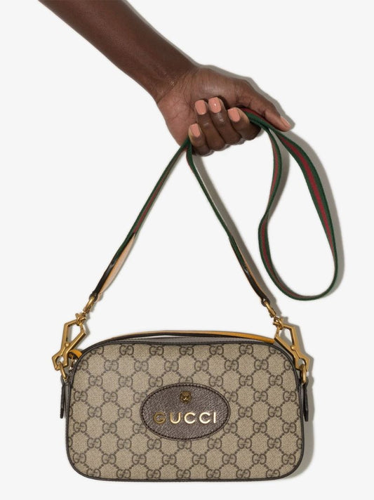Brown Neo Vintage Gg Supreme Mini Cross Body Bag