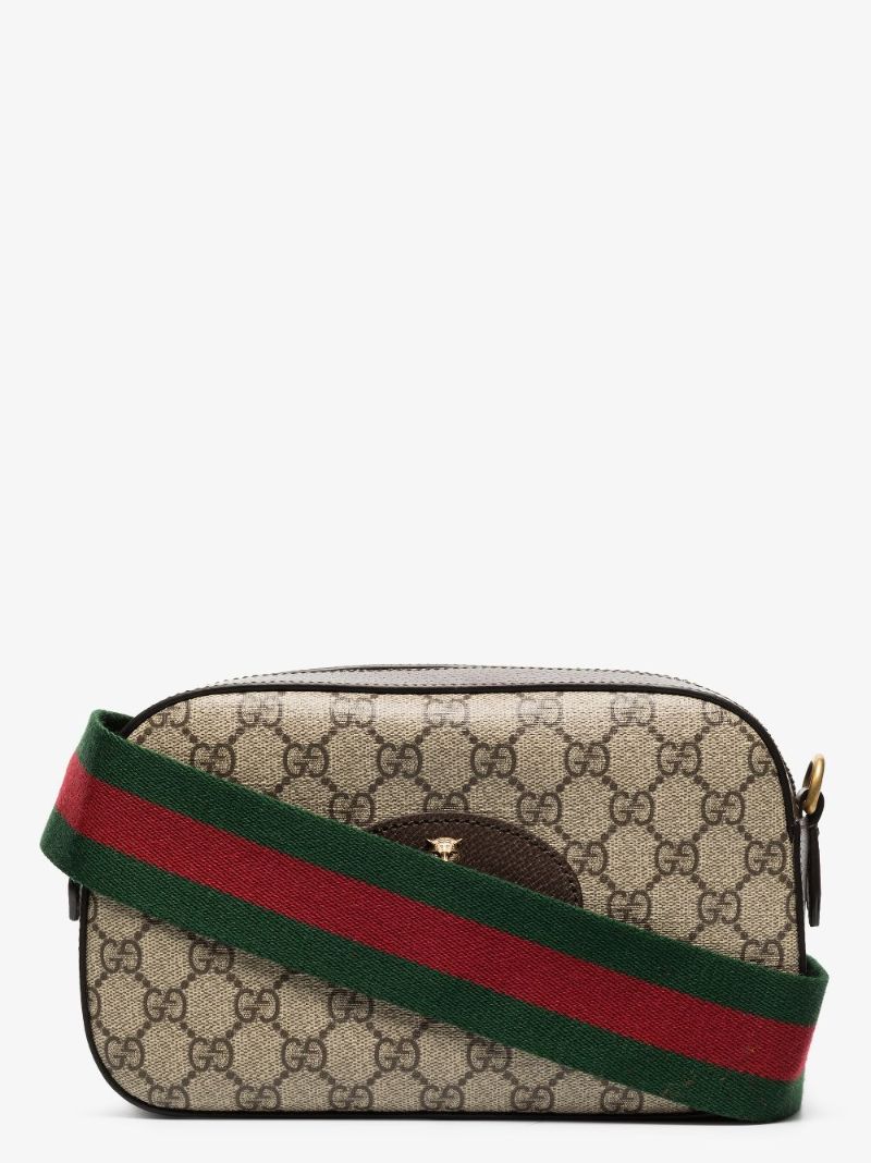 Brown Neo Vintage Gg Supreme Mini Cross Body Bag