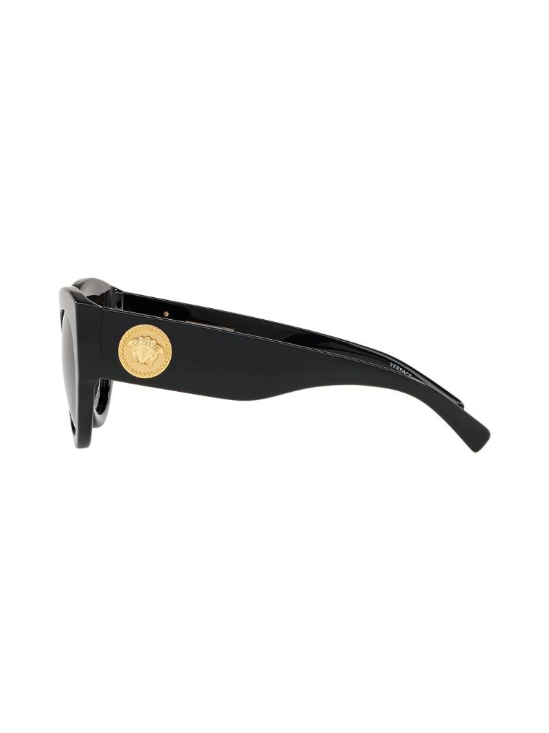 Black Tribute Oversized Sunglasses