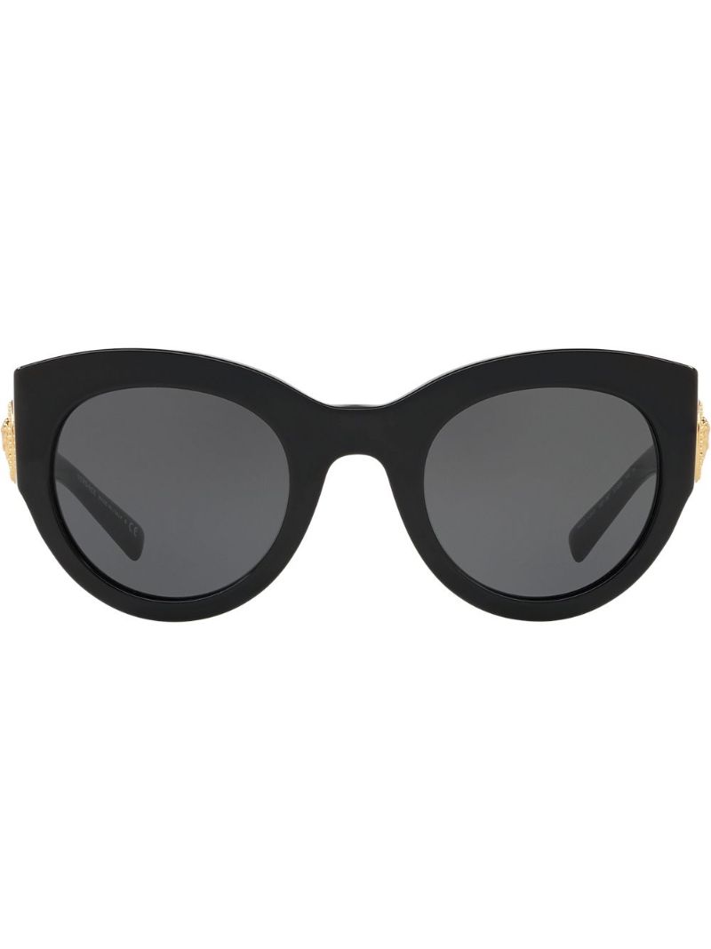 Black Tribute Oversized Sunglasses