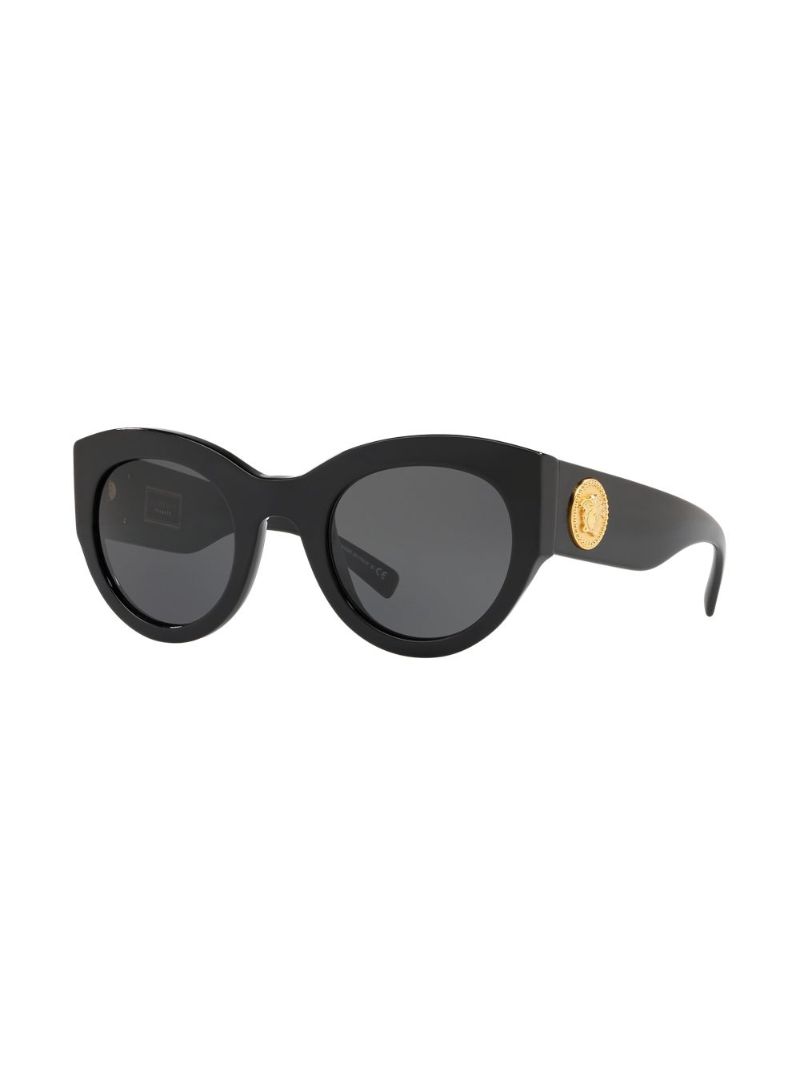 Black Tribute Oversized Sunglasses