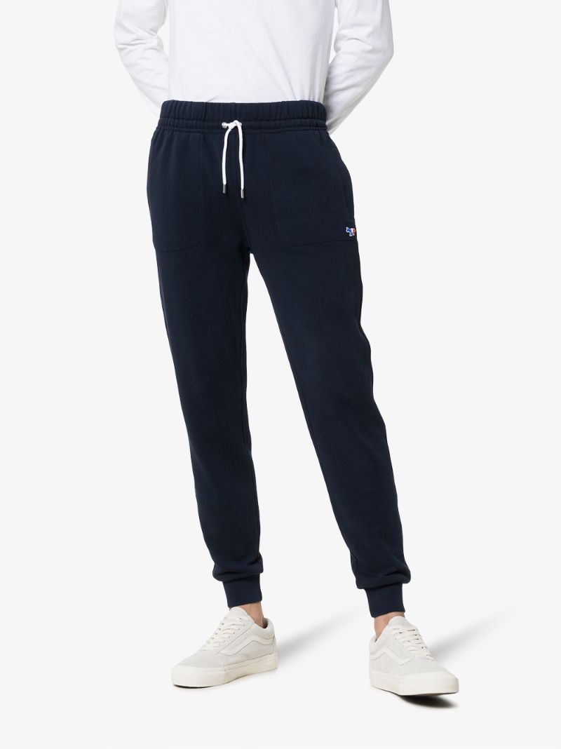 X Ader Error Tri-colour Fox Patch Sweatpants