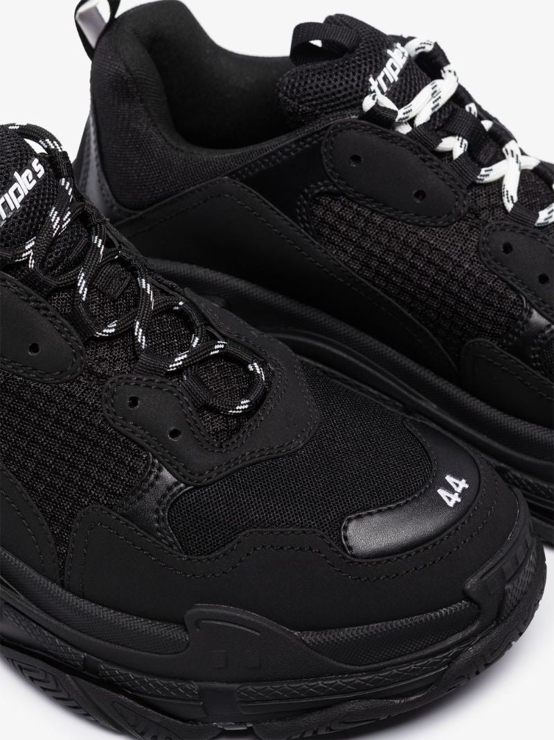 Black Triple S Sneakers