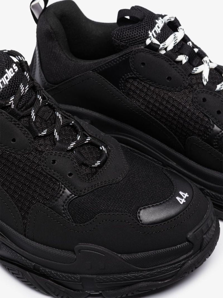 Black Triple S Sneakers