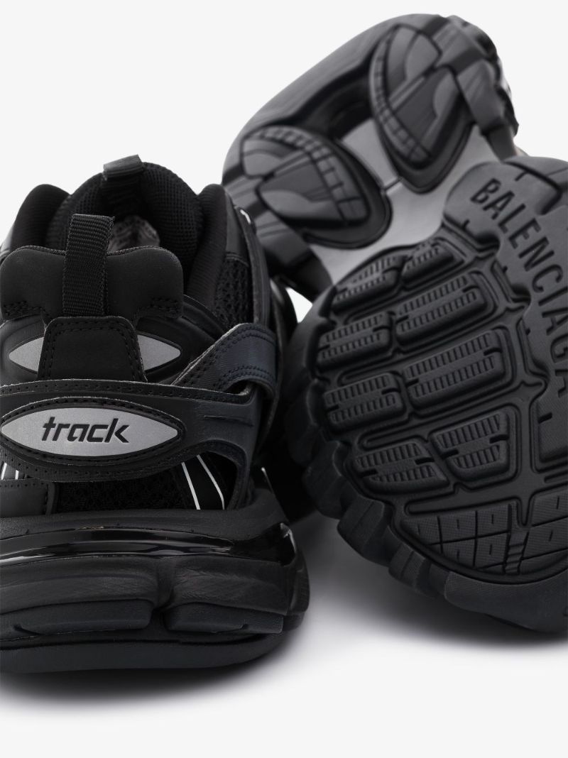 Black Track Low Top Sneakers
