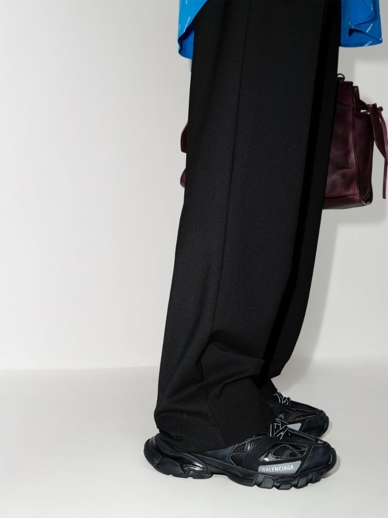 Black Track Low Top Sneakers