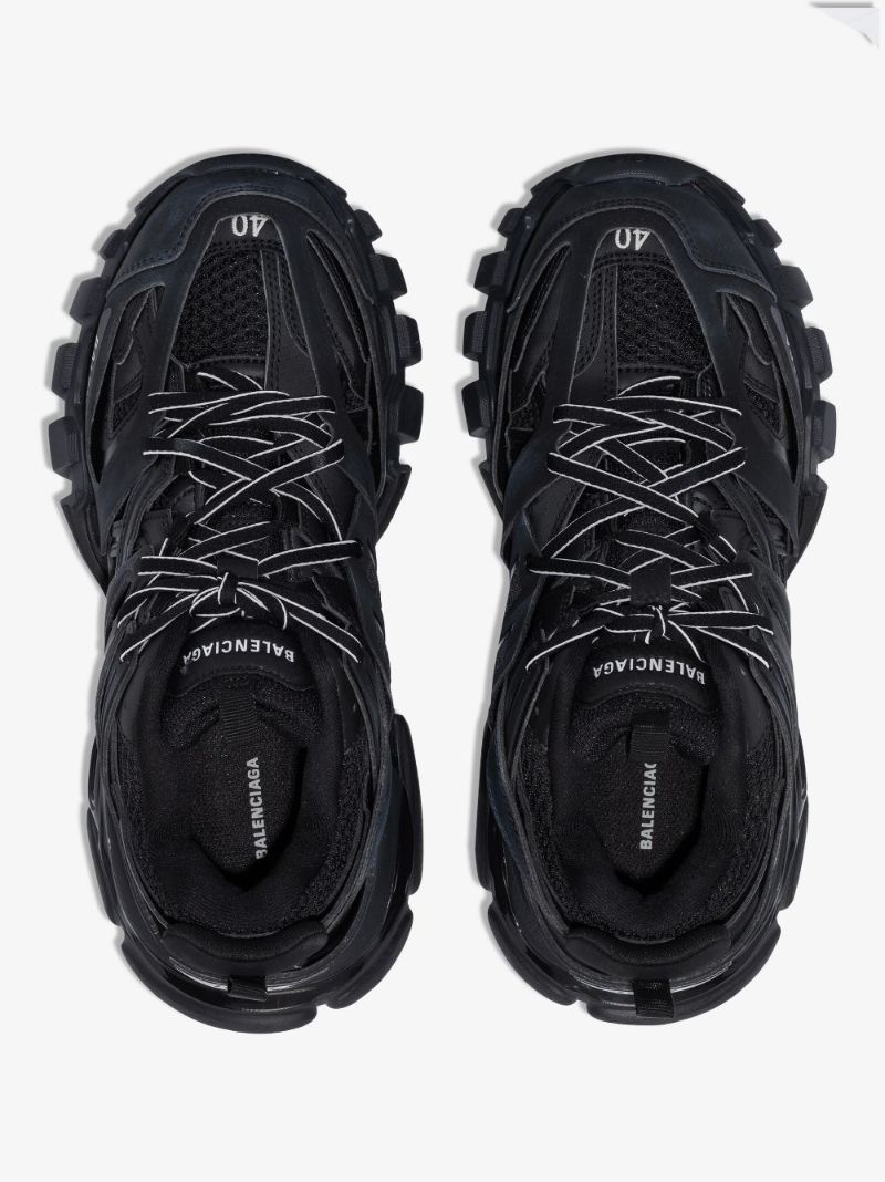 Black Track Low Top Sneakers