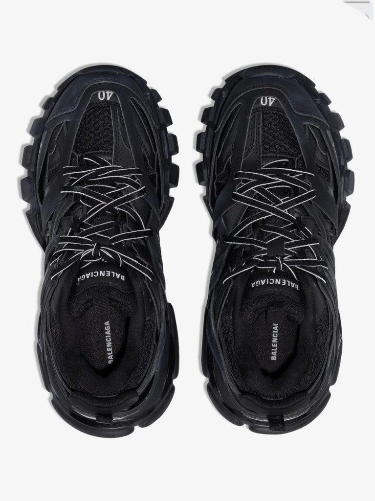 Black Track Low Top Sneakers