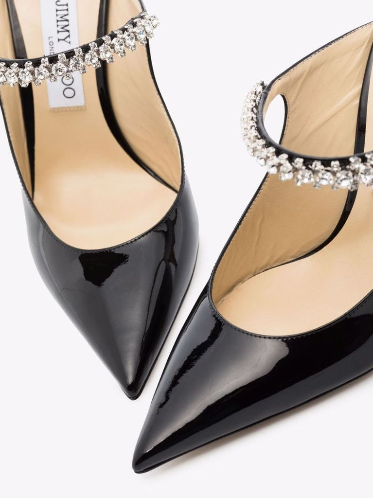 Black Bing 100 Patent Leather Pumps