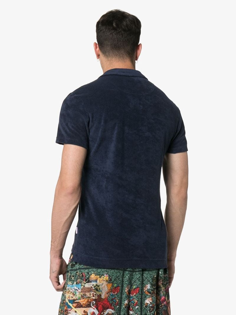 Terry Cloth Polo Shirt