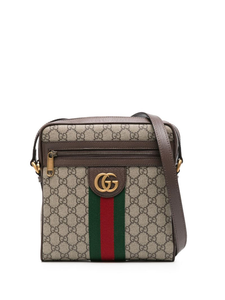 Brown Ophidia Gg Cross Body Bag