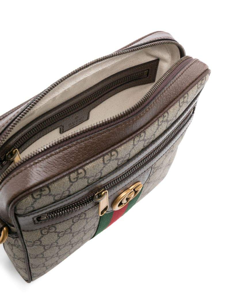 Brown Ophidia Gg Cross Body Bag