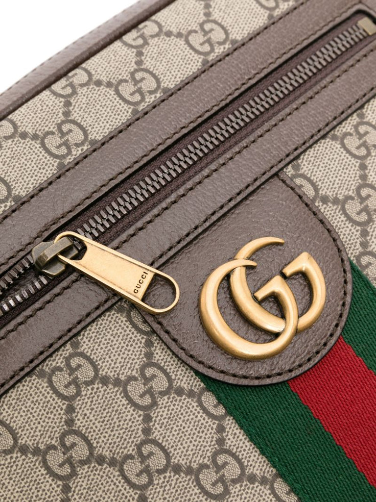 Brown Ophidia Gg Cross Body Bag