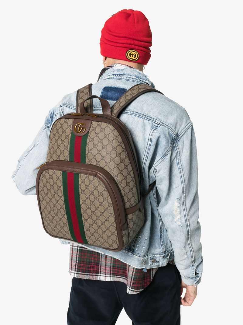 Brown Ophidia Gg Supreme Backpack