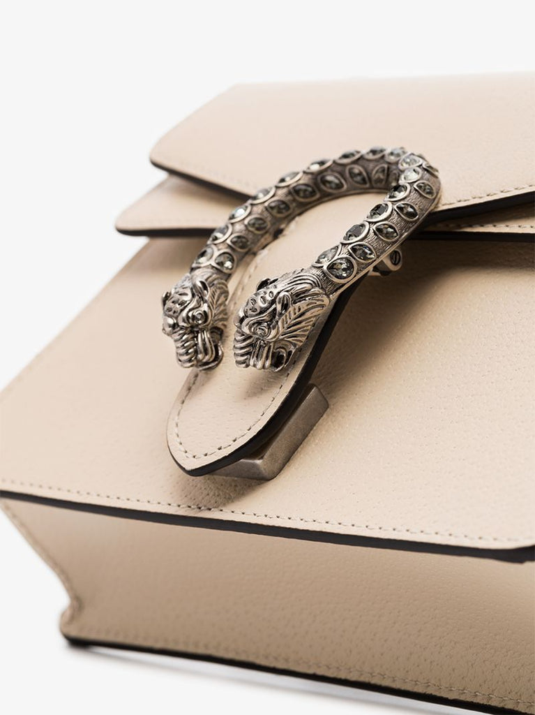 Neutral Dionysus Mini Leather Shoulder Bag