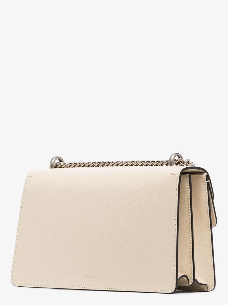 White Dionysus Small Leather Shoulder Bag