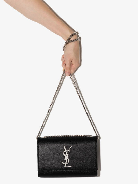 Black Kate Small Leather Shoulder Bag