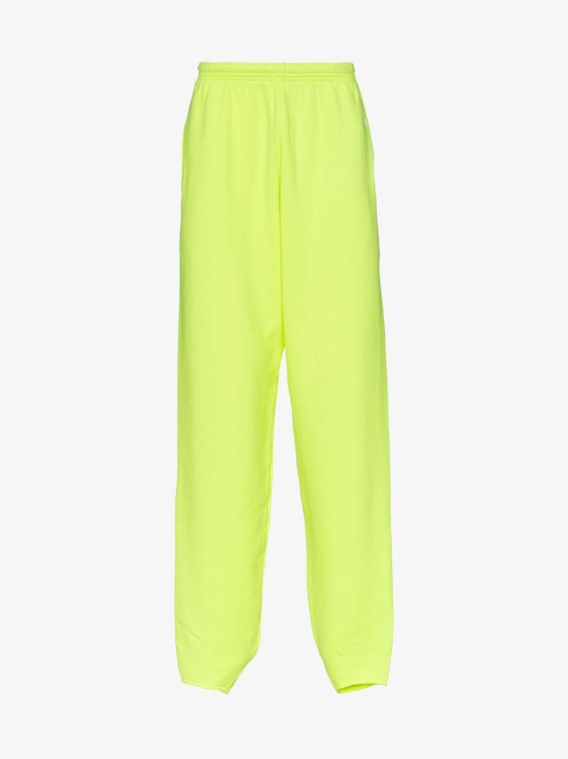 B Embroidered Cotton Sweat Pants