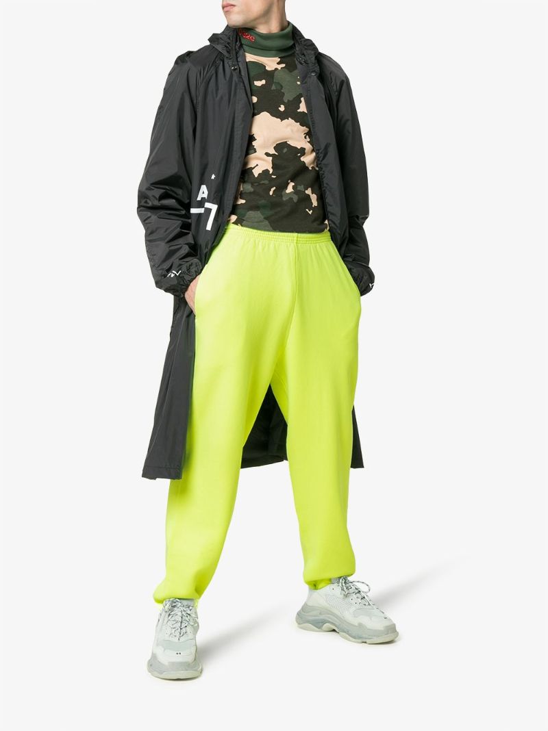 B Embroidered Cotton Sweat Pants