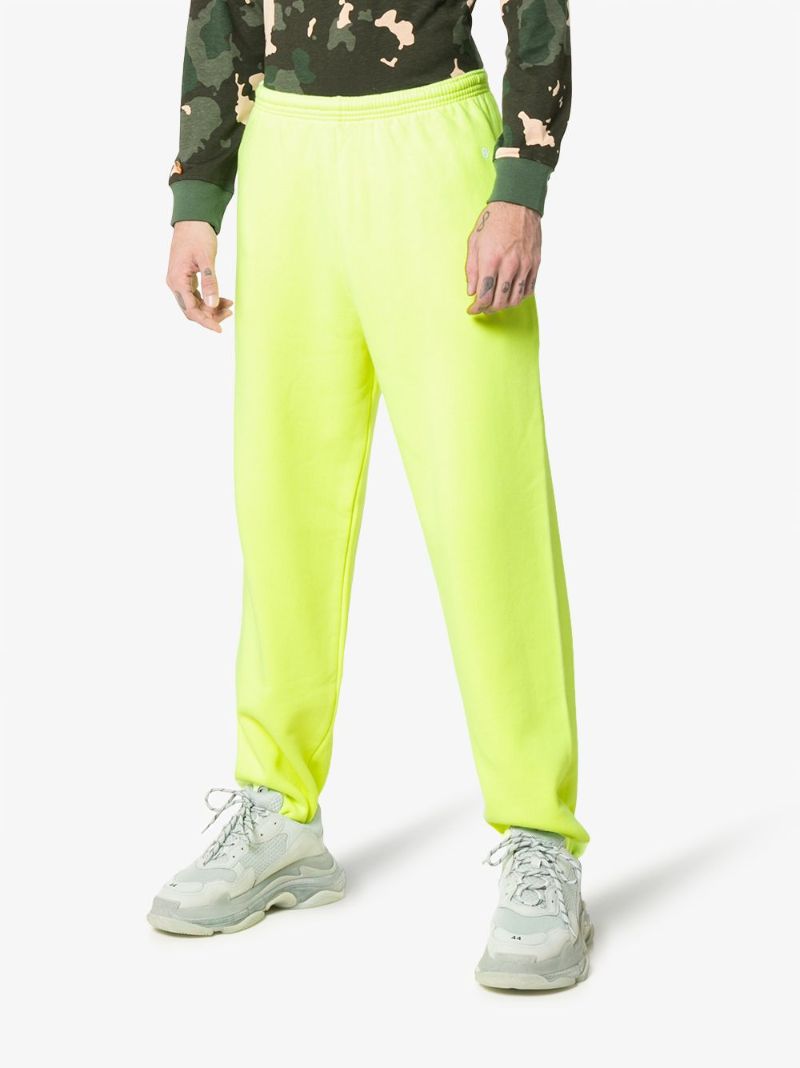 B Embroidered Cotton Sweat Pants