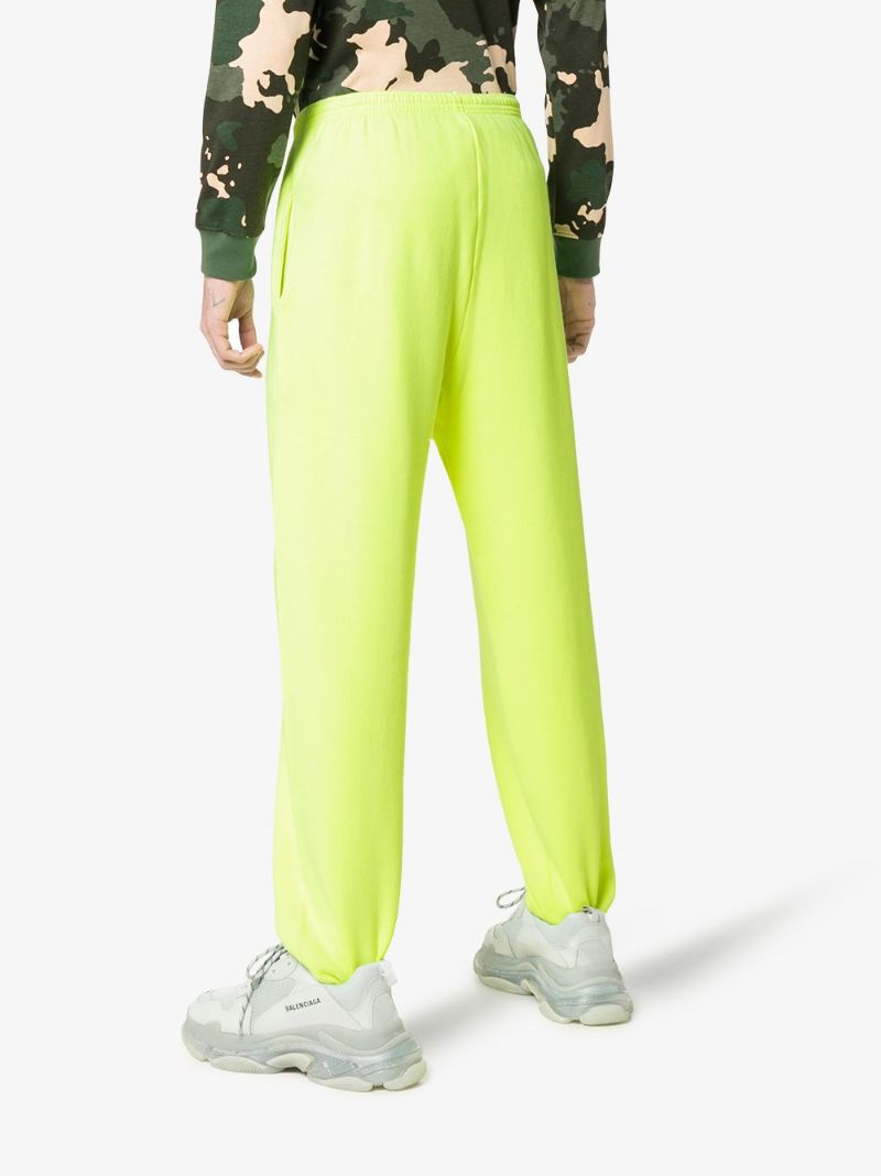 B Embroidered Cotton Sweat Pants