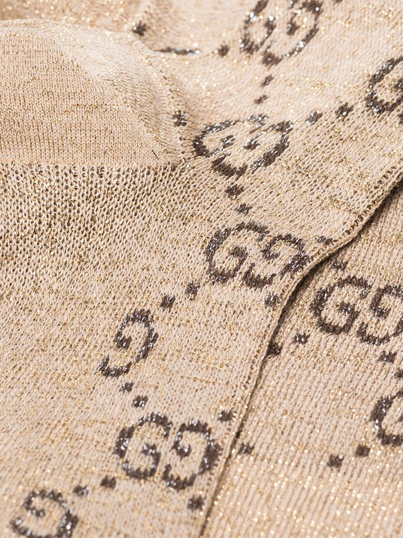 Brown Gg Supreme LamÃ_x0083_Â© Long Socks