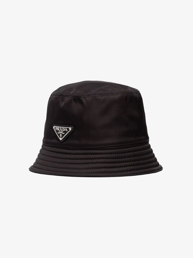 Black Logo Plaque Bucket Hat