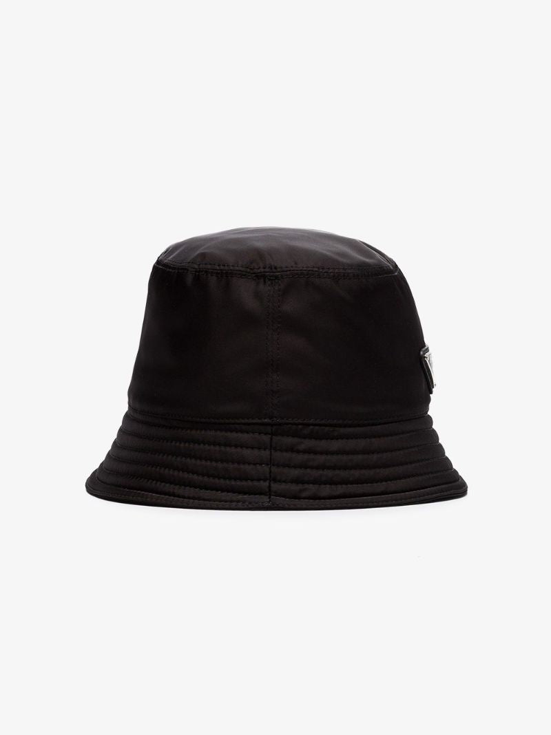 Black Logo Plaque Bucket Hat