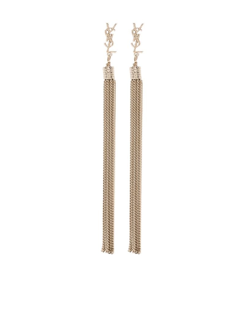 Gold-tone Loulou Chain Tassel Earrings