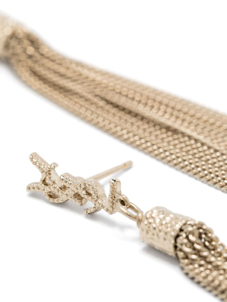 Gold-tone Loulou Chain Tassel Earrings