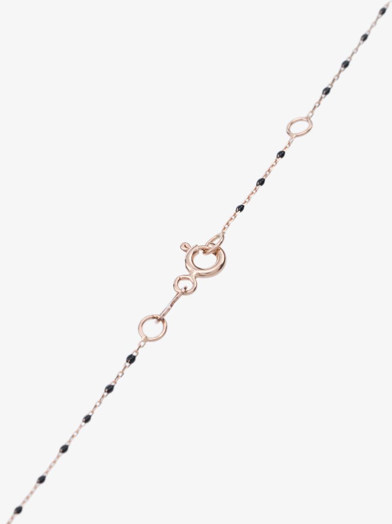 18k Yellow Gold Beaded Diamond Necklace