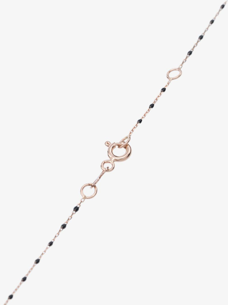 18k Yellow Gold Beaded Diamond Necklace