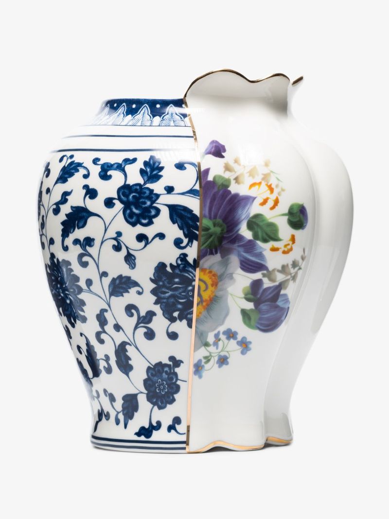 Multicoloured Hybrid Melania Porcelain Vase