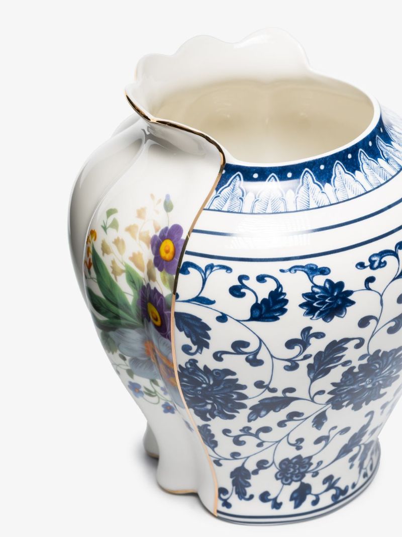 Multicoloured Hybrid Melania Porcelain Vase