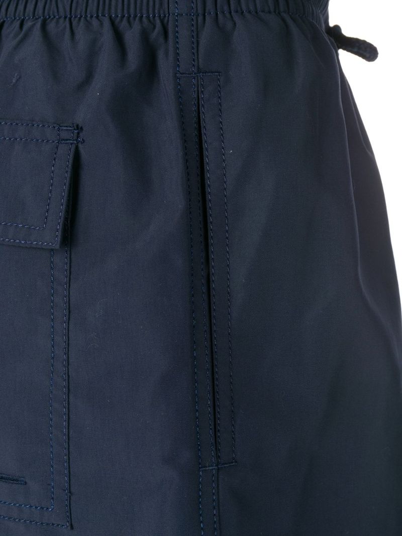 Blue Drawstring Swim Shorts