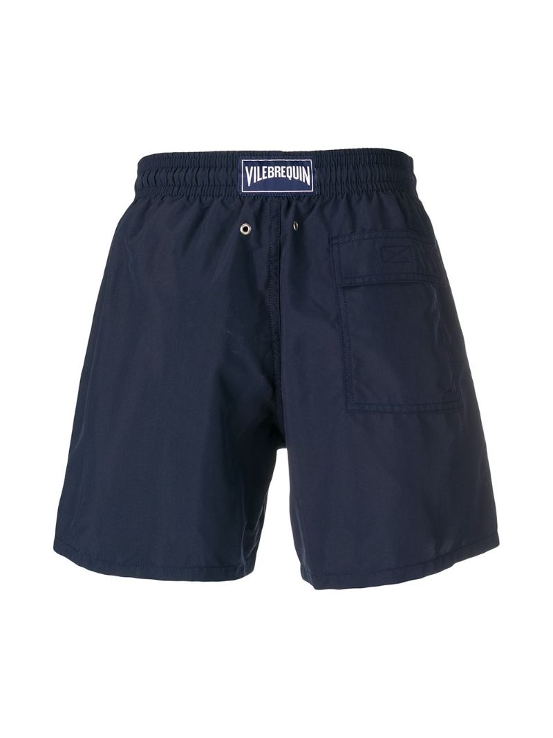 Blue Drawstring Swim Shorts