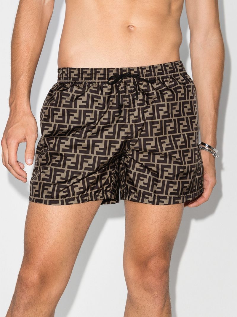 Fendi Ff Swm Shrts Brw
