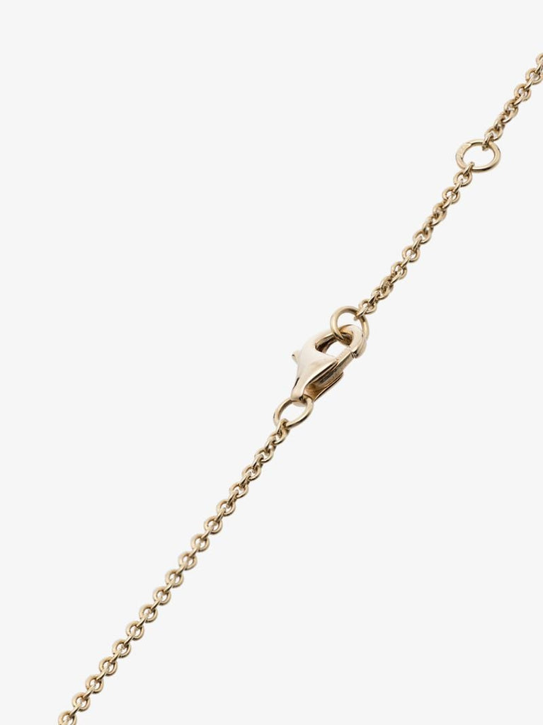 18k Yellow Gold and Diamond Palm Tree Necklace