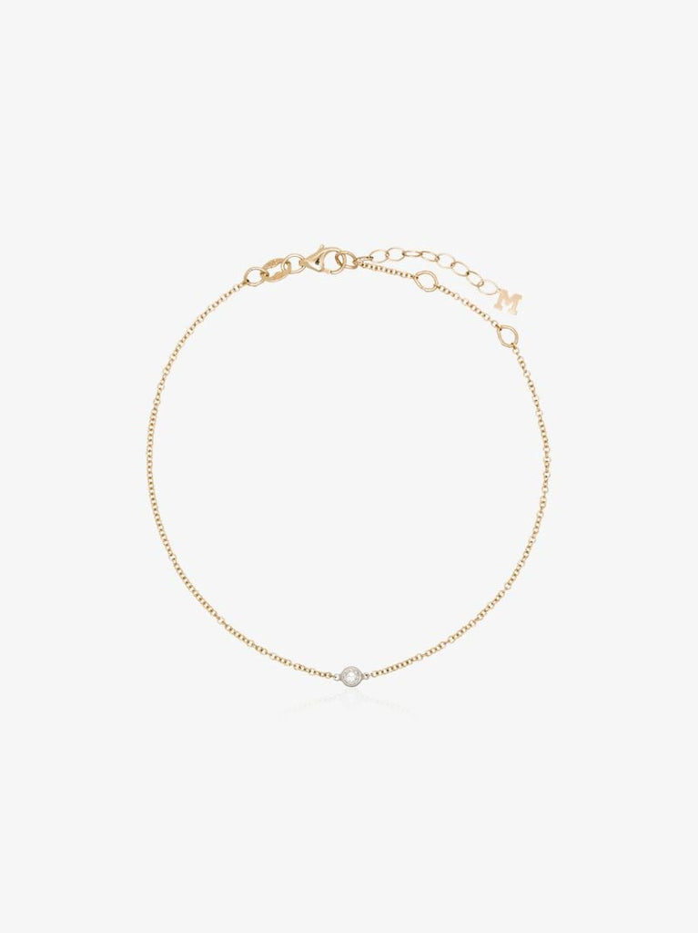 14k Yellow Gold Diamond Bracelet
