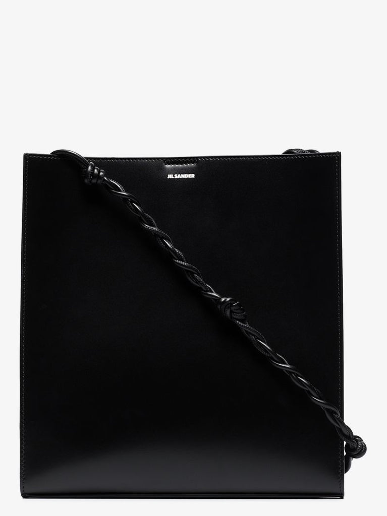Black Tangle Small Leather Cross Body Bag