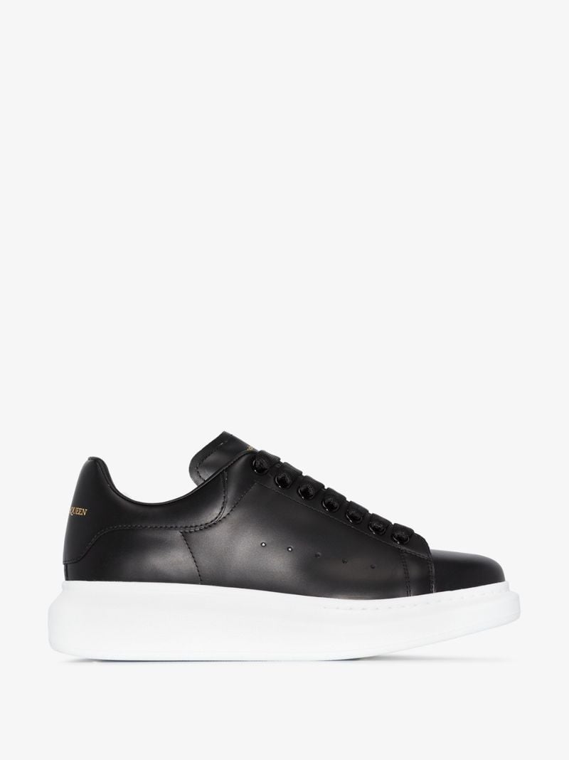 Black and White Oversized Sneakers