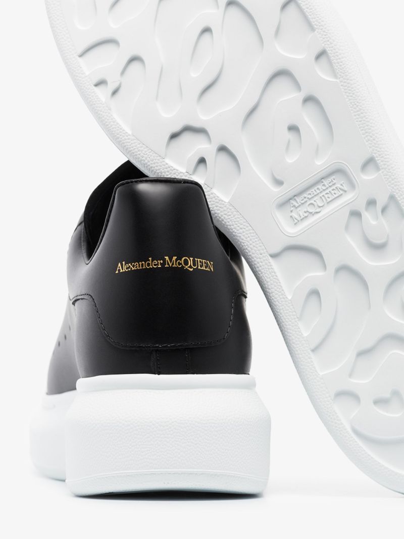 Black and White Oversized Sneakers