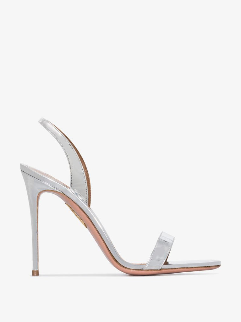 Silver 105 So Nude Sandals