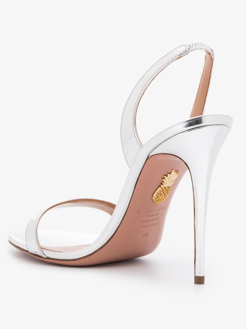 Silver 105 So Nude Sandals