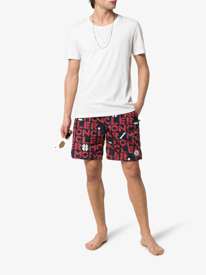Logo Print Swim Shorts